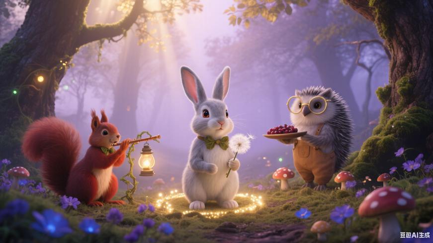迷雾森林里的派对：小兔子的勇气成长记