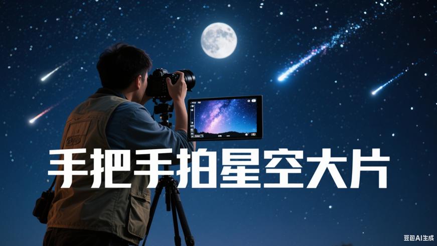 手把手教你拍摄星空大片：捕捉日月星辰的浪漫
