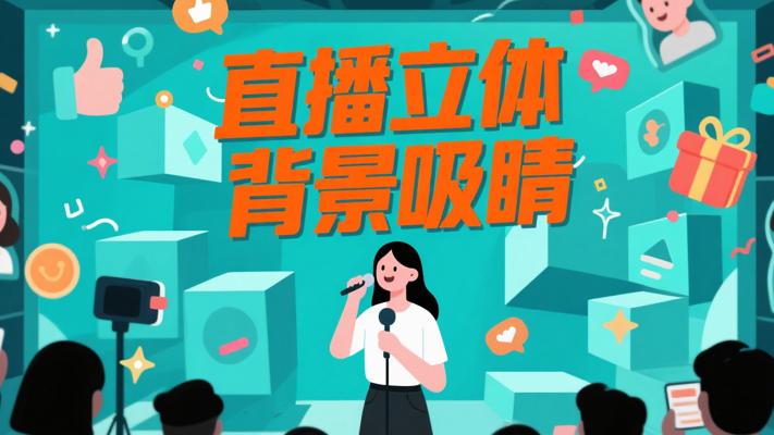 直播立体背景素材：直播间吸睛升级的关键