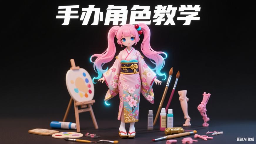 日式手办风格CG角色案例教学快速出效果指南