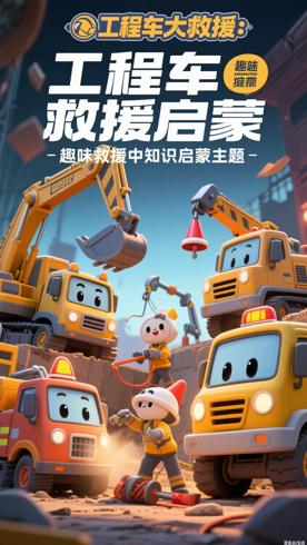 《工程车大救援》：趣味救援中的知识启蒙
