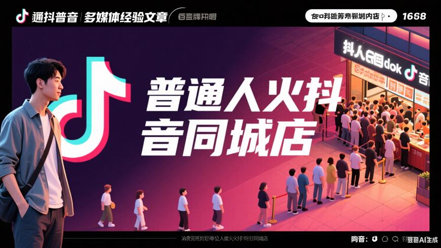 从客源寥寥到排队等位普通人这样做火抖音同城店