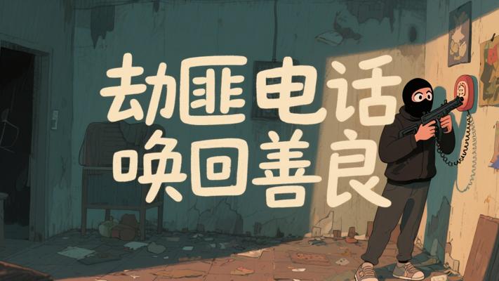 劫匪末路的善良瞬间 一个电话唤醒人性故事