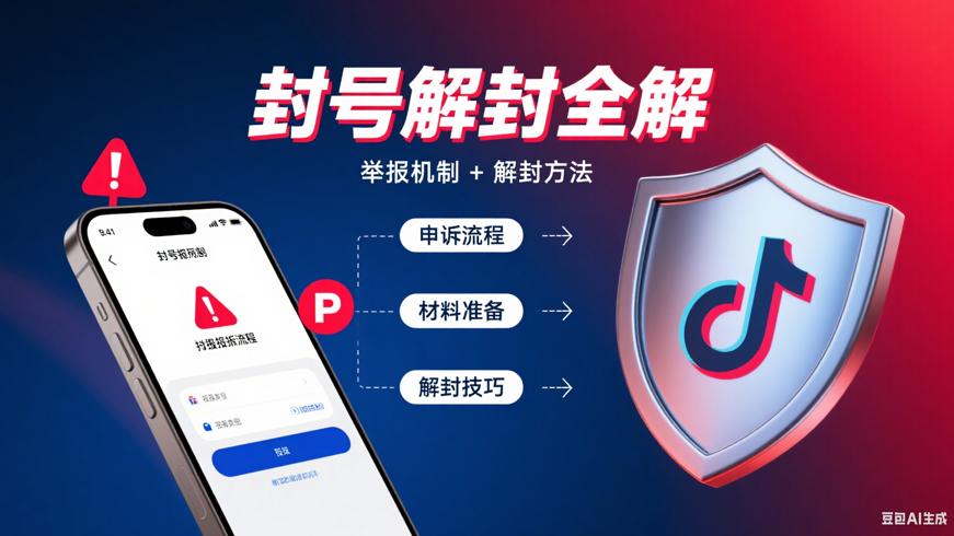 抖音被举报封号机制与解封方法全解