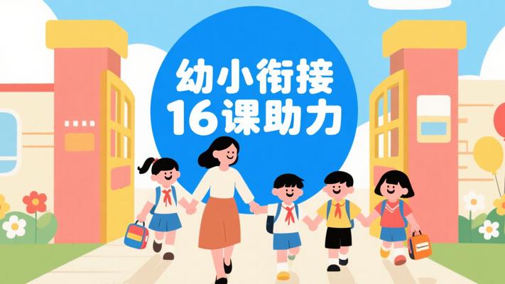 幼小衔接16课：助力孩子轻松起跑的关键课程