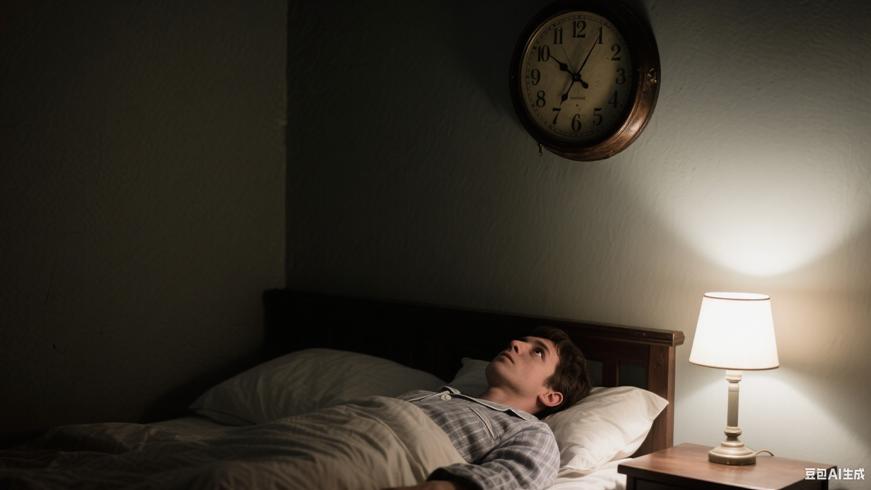 失眠的午夜我数着墙上时钟的滴答声