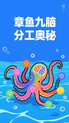 章鱼九个大脑的神奇分工你知道多少