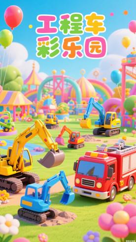 《工程车颜色乐园第一季》：开启多彩启蒙之旅