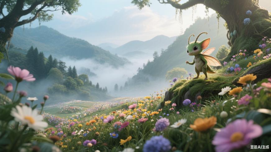 迷雾山谷花海秘境小精灵守护家园的奇幻历程