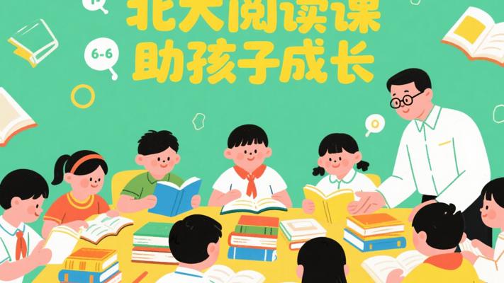 《北大阅读课》：助力1-6年级孩子深度阅读成长