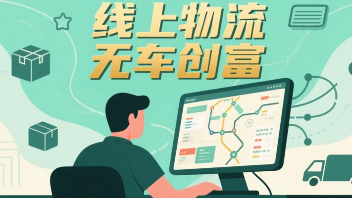 数字化线上物流：无需车与司机的高效创富模式