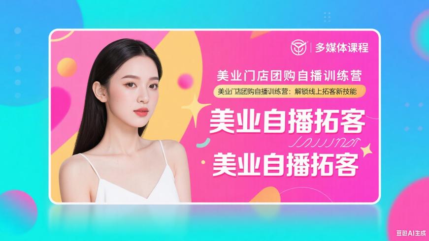 美业门店团购自播训练营：解锁线上拓客新技能