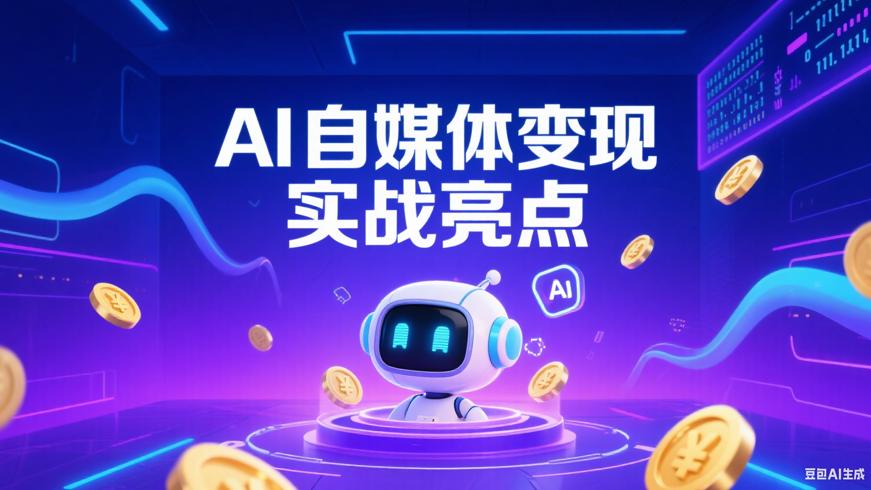AI全流程自媒体变现实战课核心亮点