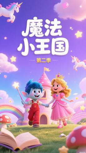 小猪佩奇团队新作《班班和莉莉的小王国》第二季魔法友谊启蒙