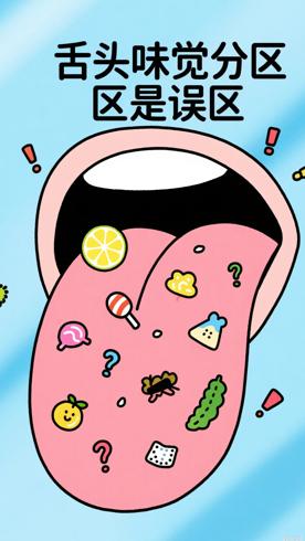 舌头味觉分区说法其实是个科学误区