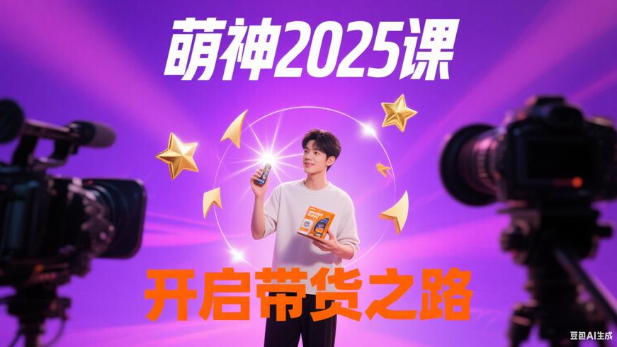 《萌神2025课》：开启个人IP短视频带货成功之路