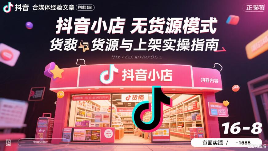 抖音小店无货源模式货源与上架实操指南