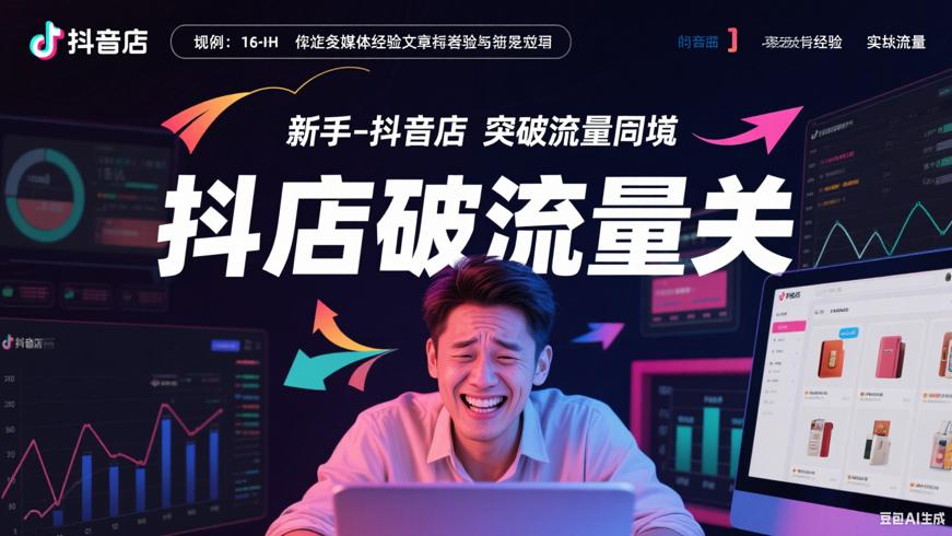 新手抖店突破流量困境的实战经验与注意事项