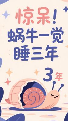 惊呆！《蜗牛》一觉能睡3年的神奇生存之道