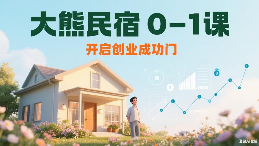 《大熊城市民宿从0-1课》：开启民宿创业成功大门