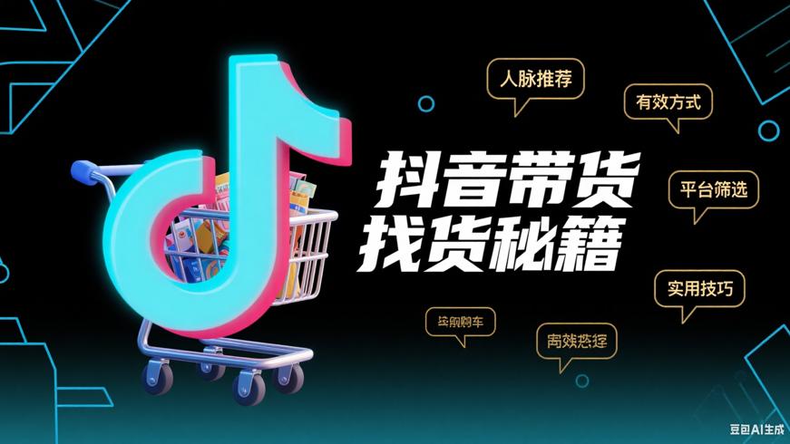 抖音带货找货源合作的有效方式及实用技巧