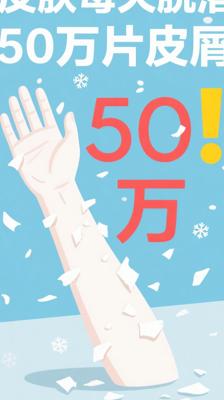 惊！你的皮肤每天竟“ shedding ”50万片“小雪花”