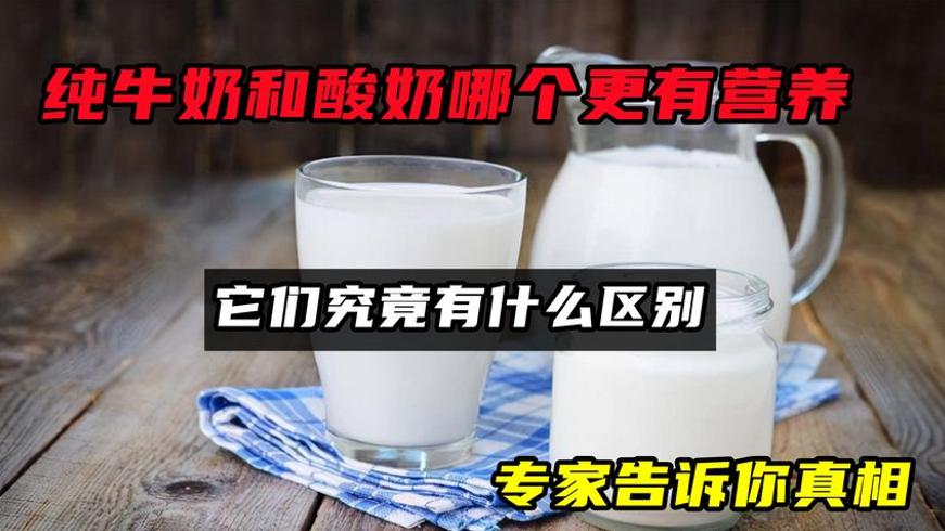 纯牛奶与酸奶营养大比拼：专家揭秘两者区别与真相