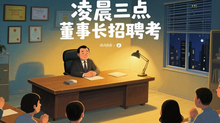 董事长的凌晨三点特殊招聘考试