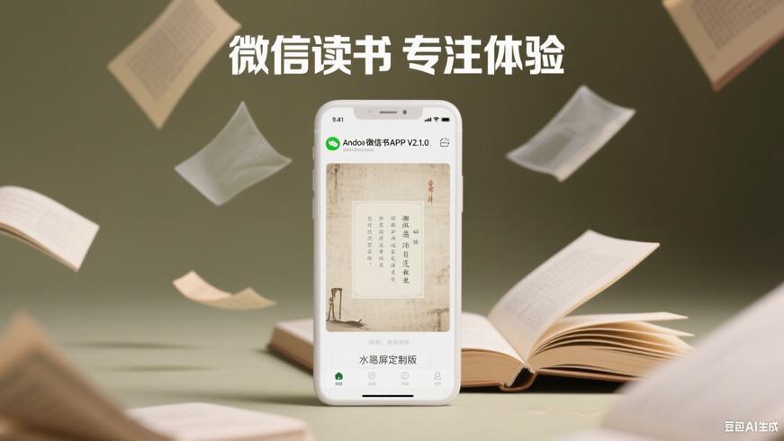安卓微信读书APPV2.1.0水墨屏定制版专注阅读体验