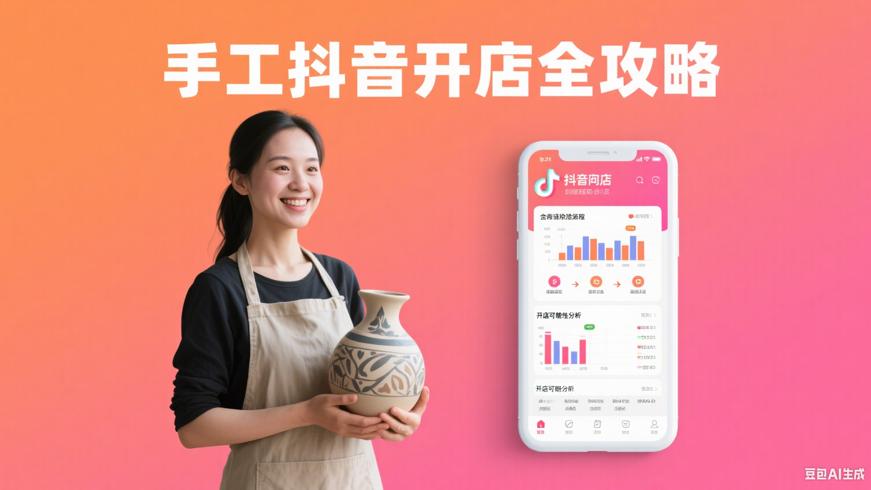 手工从业者抖音开店全流程及可靠性分析