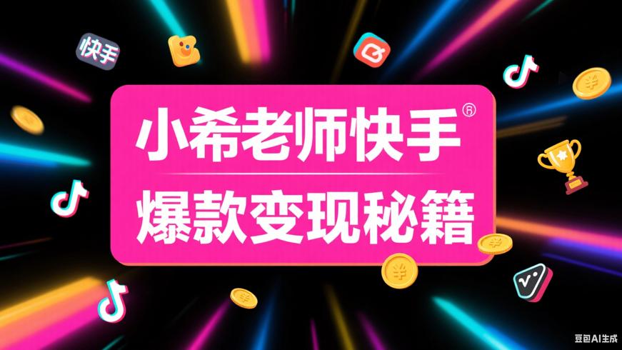 小希老师快手运营课：爆款创作与变现秘籍