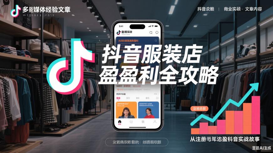 抖音服装店开店全攻略从注册到盈利的实战故事