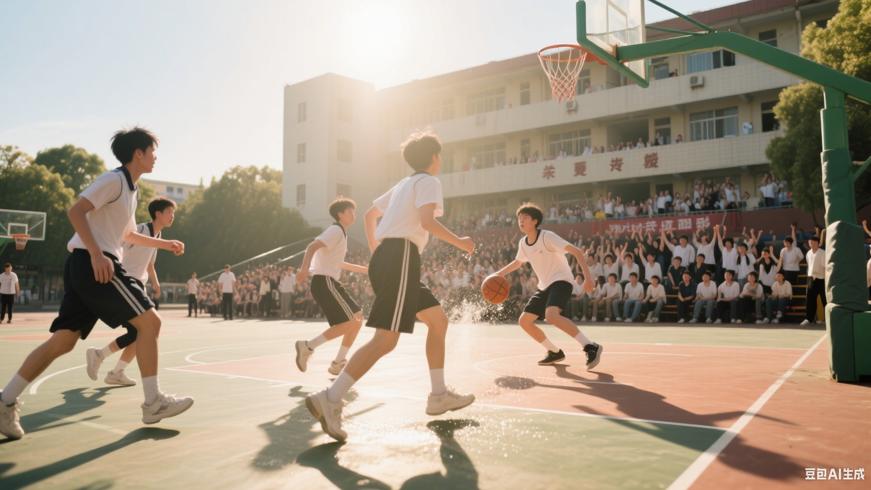 阳光下的逆转校园篮球赛中的成长与荣耀
