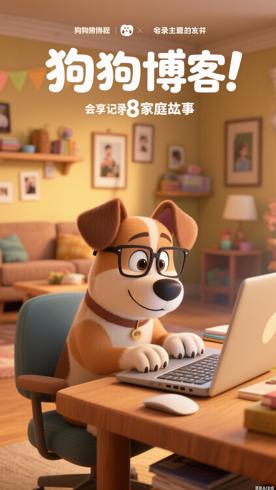 《狗狗博客》：会说话狗狗记录的家庭趣事
