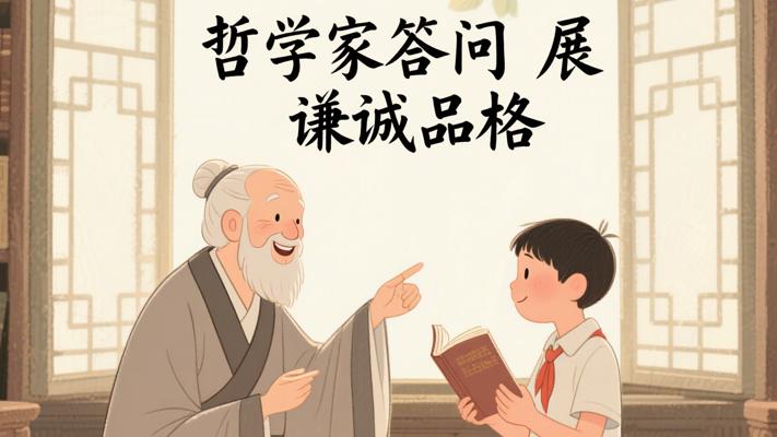哲学家巧答学生问展现谦虚与诚实的品格故事