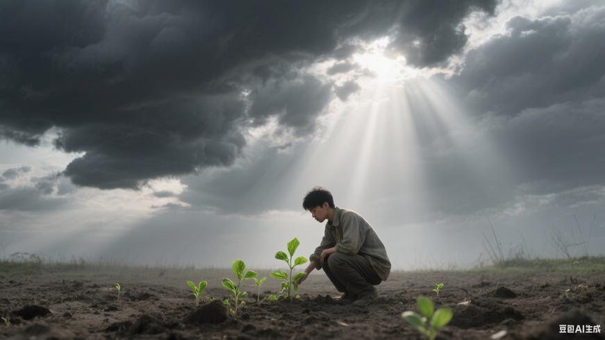 乌云遮不住太阳困境里总有希望在生长