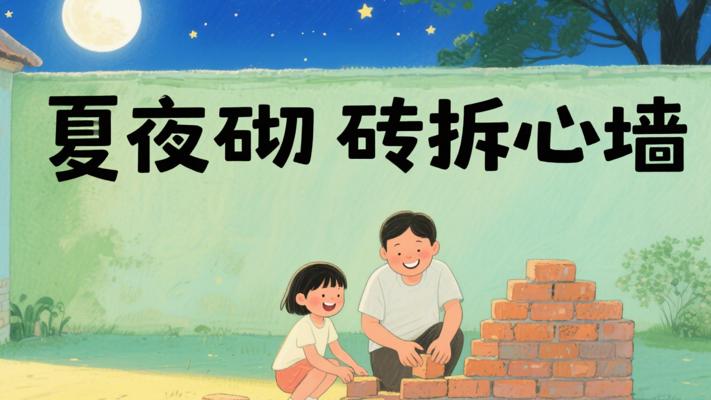 夏夜砌砖记：我与女儿拆除心墙的故事