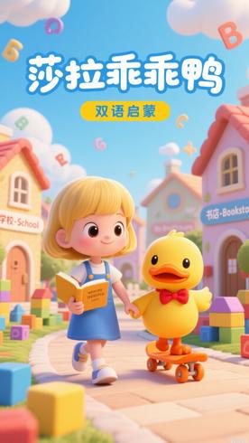 《莎拉和乖乖鸭》第二季：双语启蒙的温馨动画
