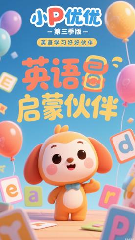 《小P优优第三季英文版》：趣味启蒙的英语学习好伙伴