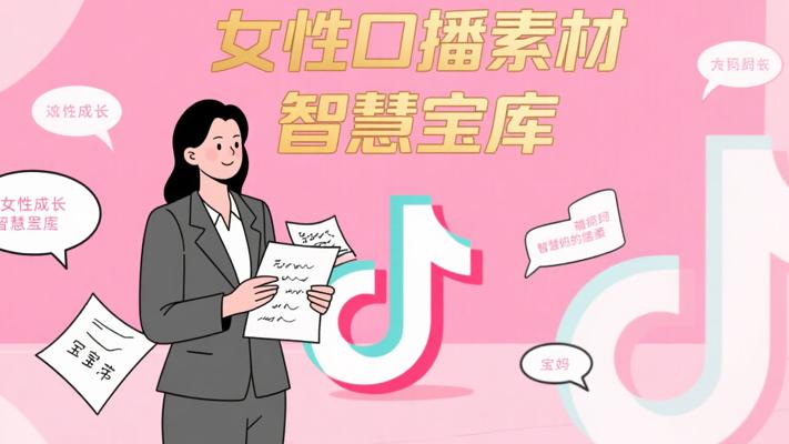 女性成长智慧文案：女强人宝妈抖音口播素材库