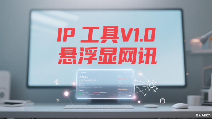 IP地址显示工具V1.0：桌面悬浮呈现网络关键信息