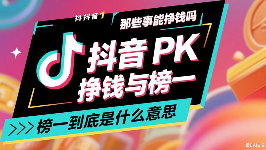 抖音PK那些事能挣钱吗榜一到底是什么意思