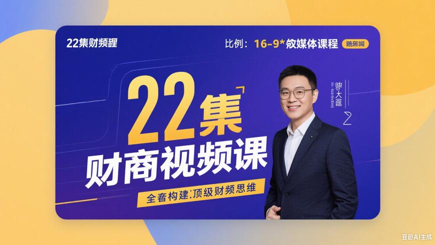 22集视频课：全方位构建顶级财商思维