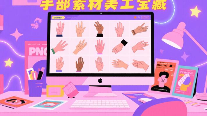 真实人物手部PNG素材：美工设计的实用宝藏