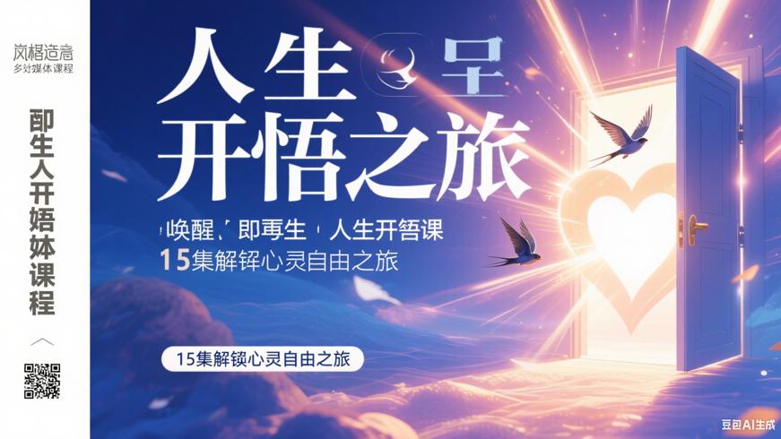 觉醒即重生人生开悟课：15集解锁心灵自由之旅