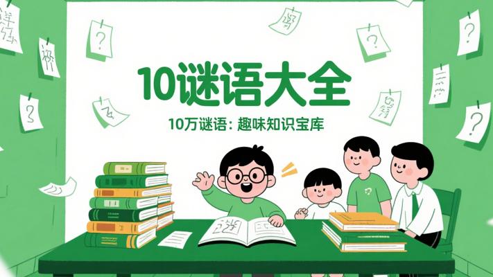 10万谜语大全：趣味知识的无尽宝库