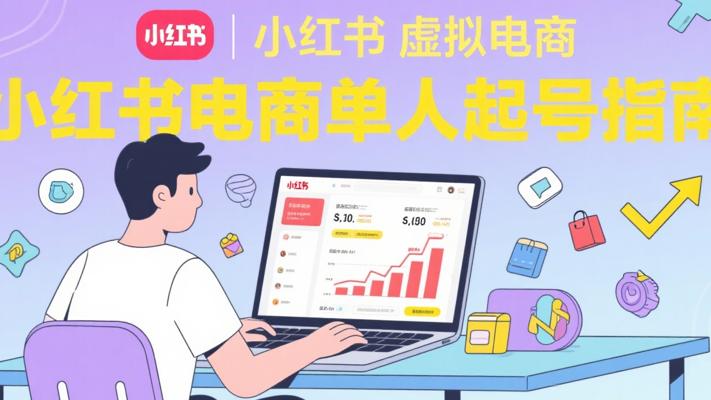 小红书虚拟电商：单人起号爆赚的实操指南