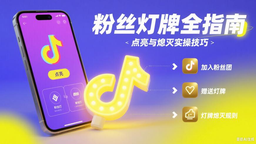 抖音粉丝灯牌点亮与熄灭全指南实操技巧分享