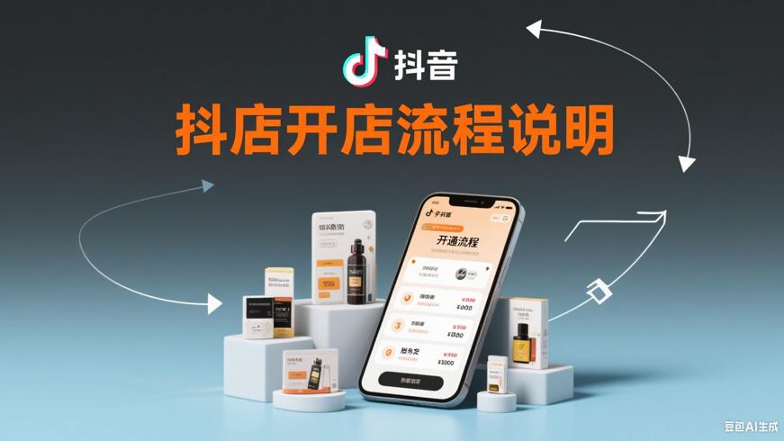开通抖音小店卖自家产品流程与服务费说明