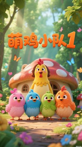 《萌鸡小队1》：森林中的成长与友谊之旅